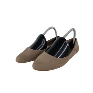 Kelly & Katie Womens Taupe Suede Ballet Flats Size 7.5